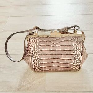 Vintage Leather Handbag | Made in Italy